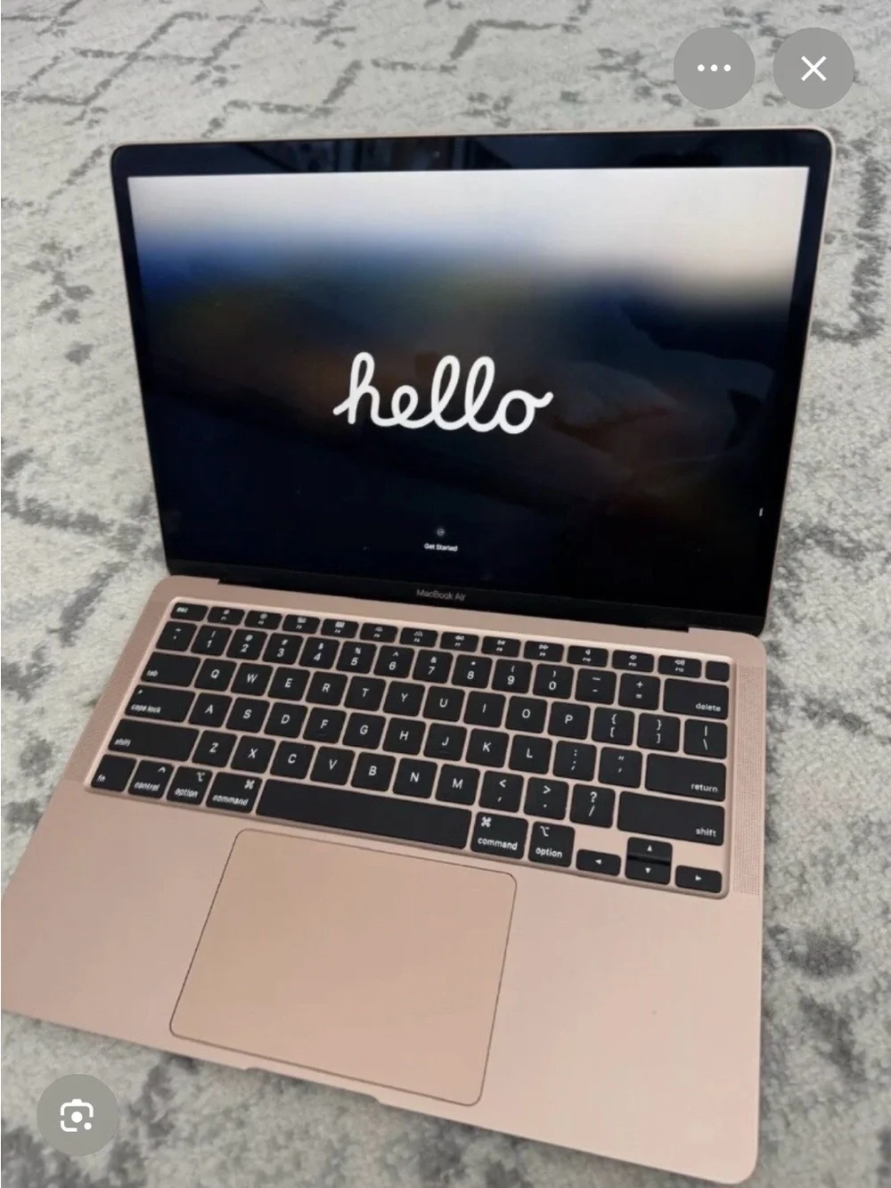 Apple Laptop in Rose Gold Finish